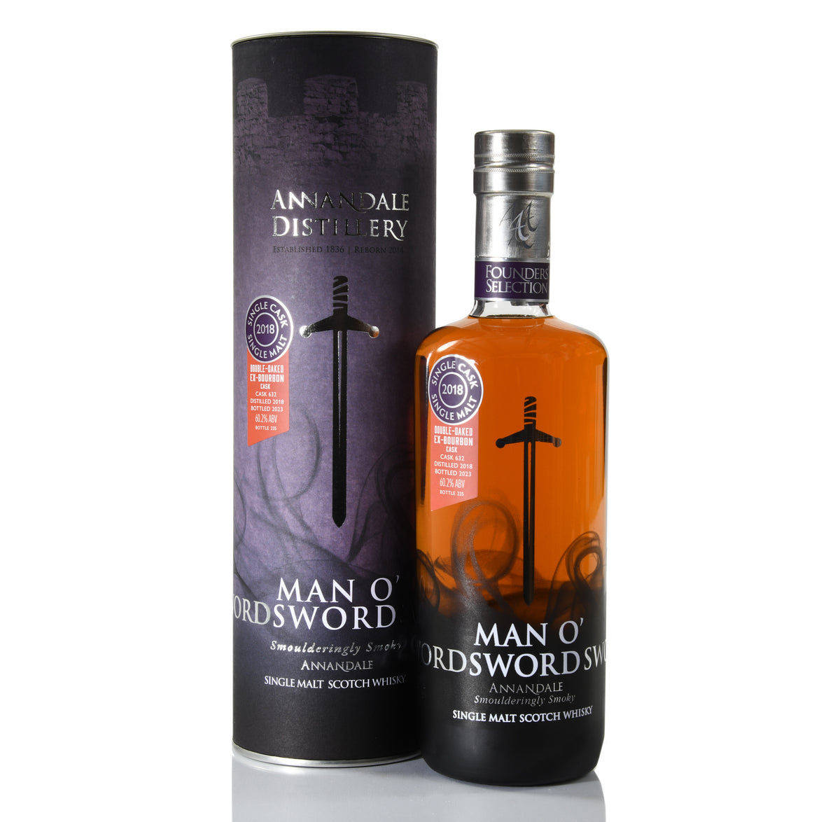 Man O'Sword Peated Double Oak 70cl