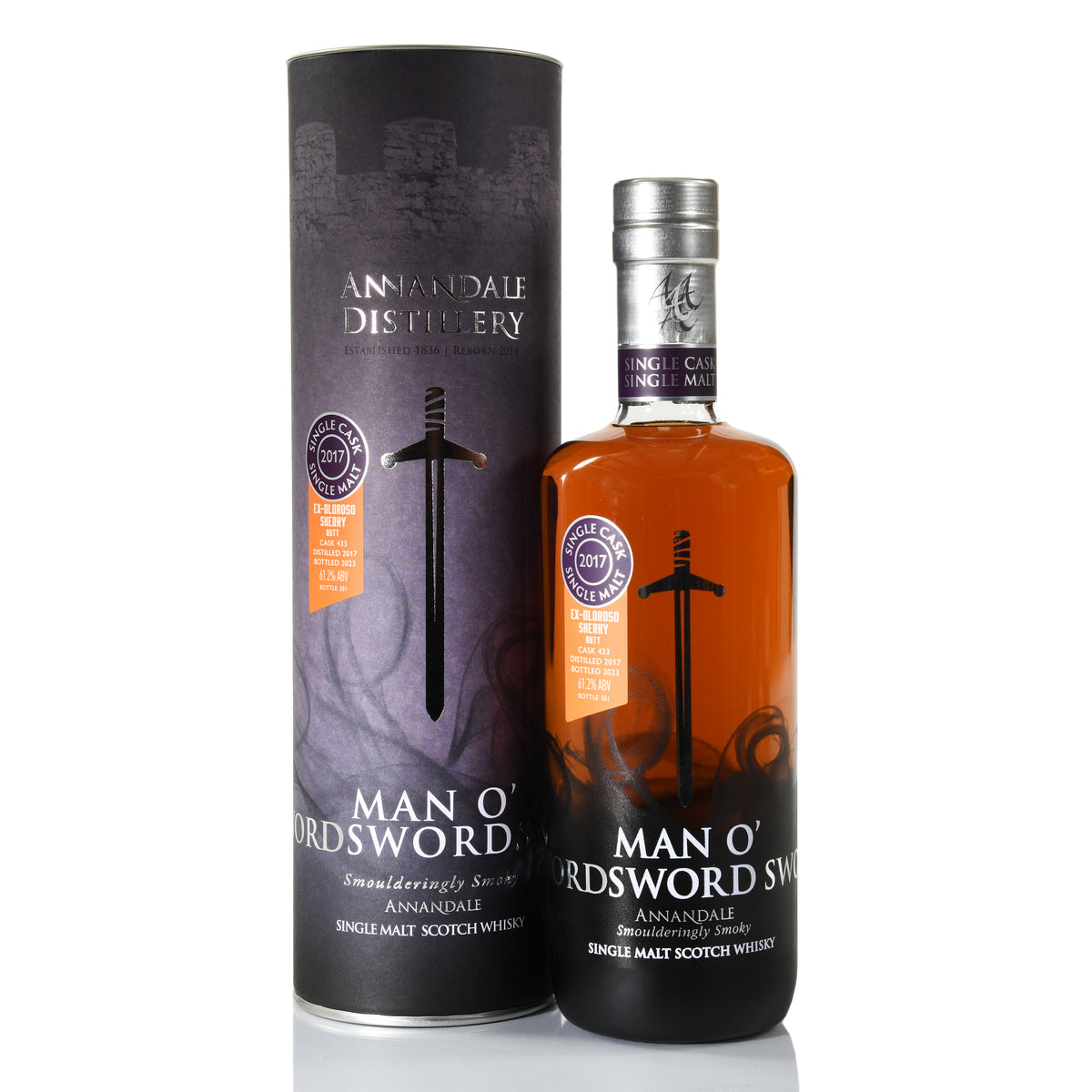 Man O'Sword Peated Sherry Butt 70cl