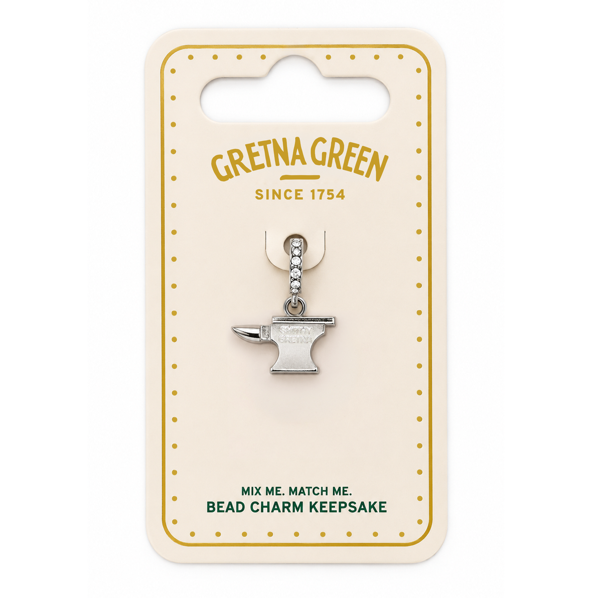 Anvil Beaded Charm