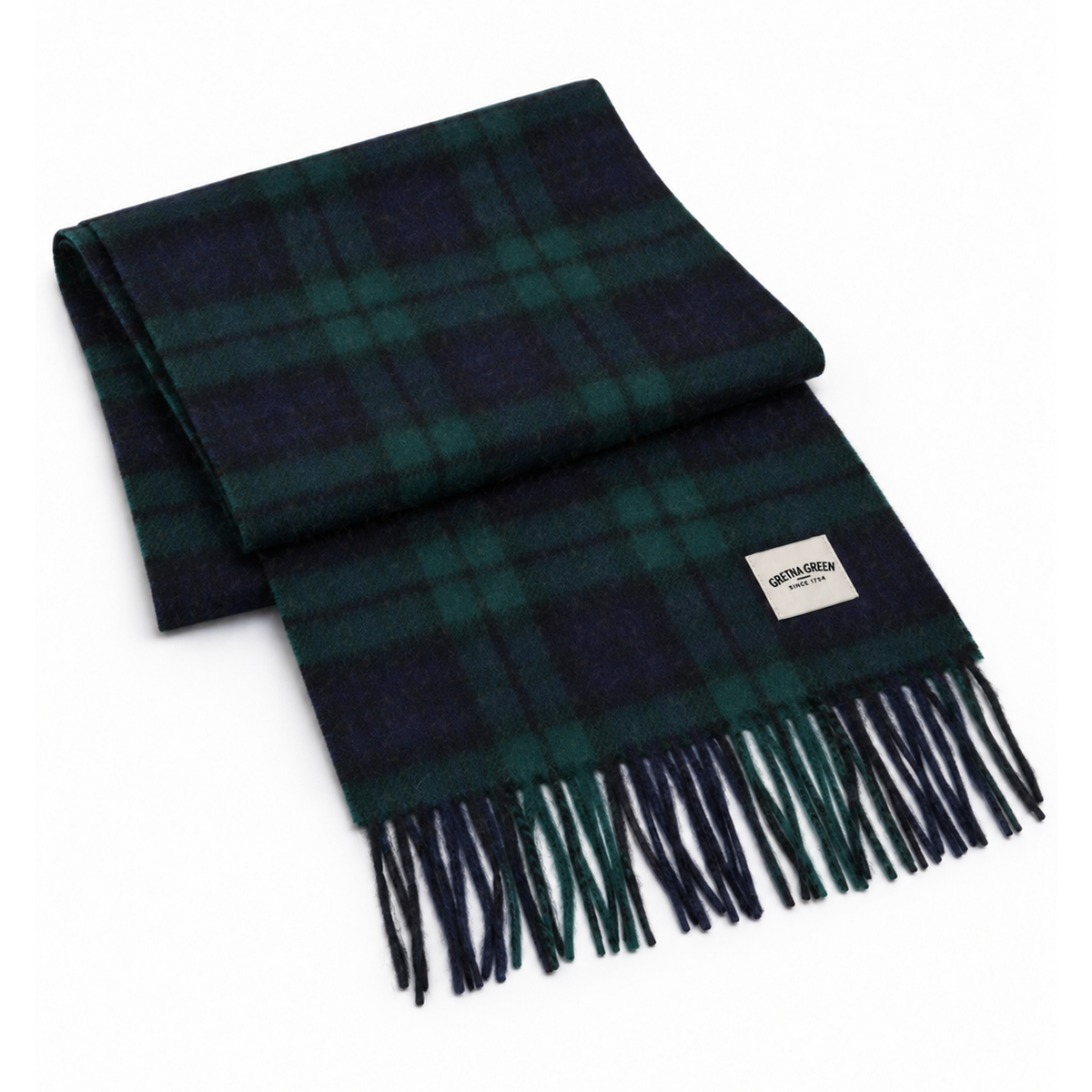 Black Watch Cashmere Scarf
