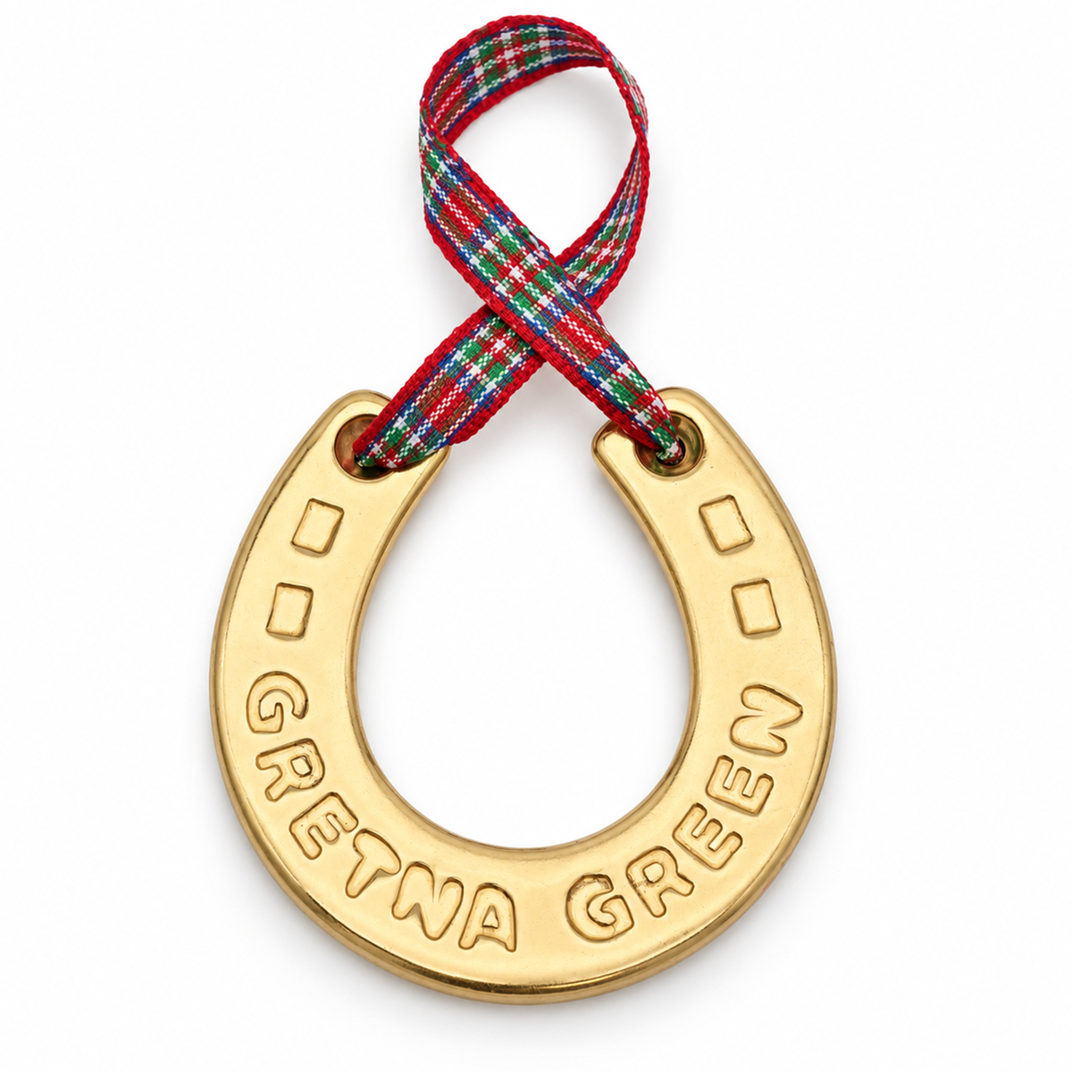 Brass Hanging Horseshoe
