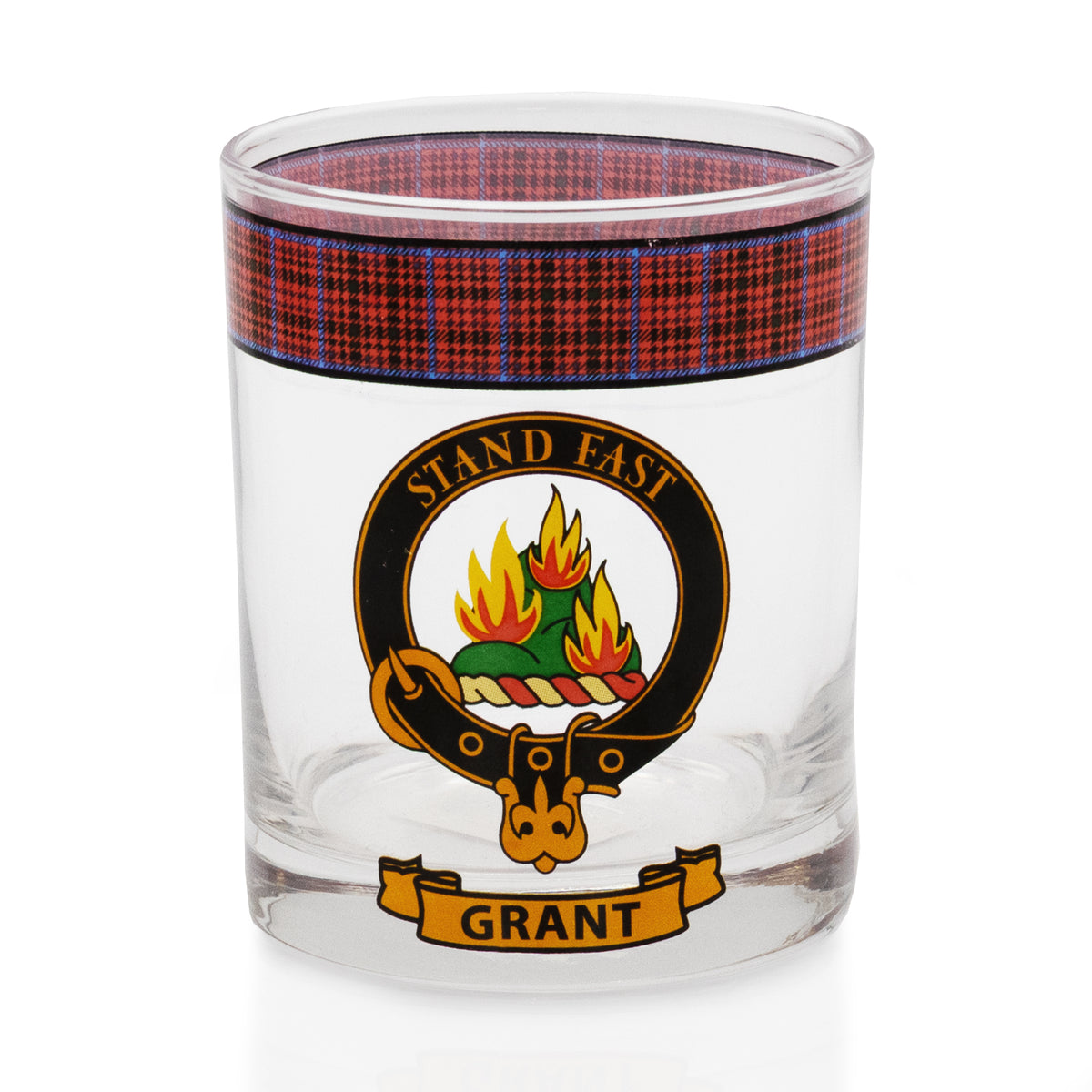 Grant Clan Crest Whisky Glass