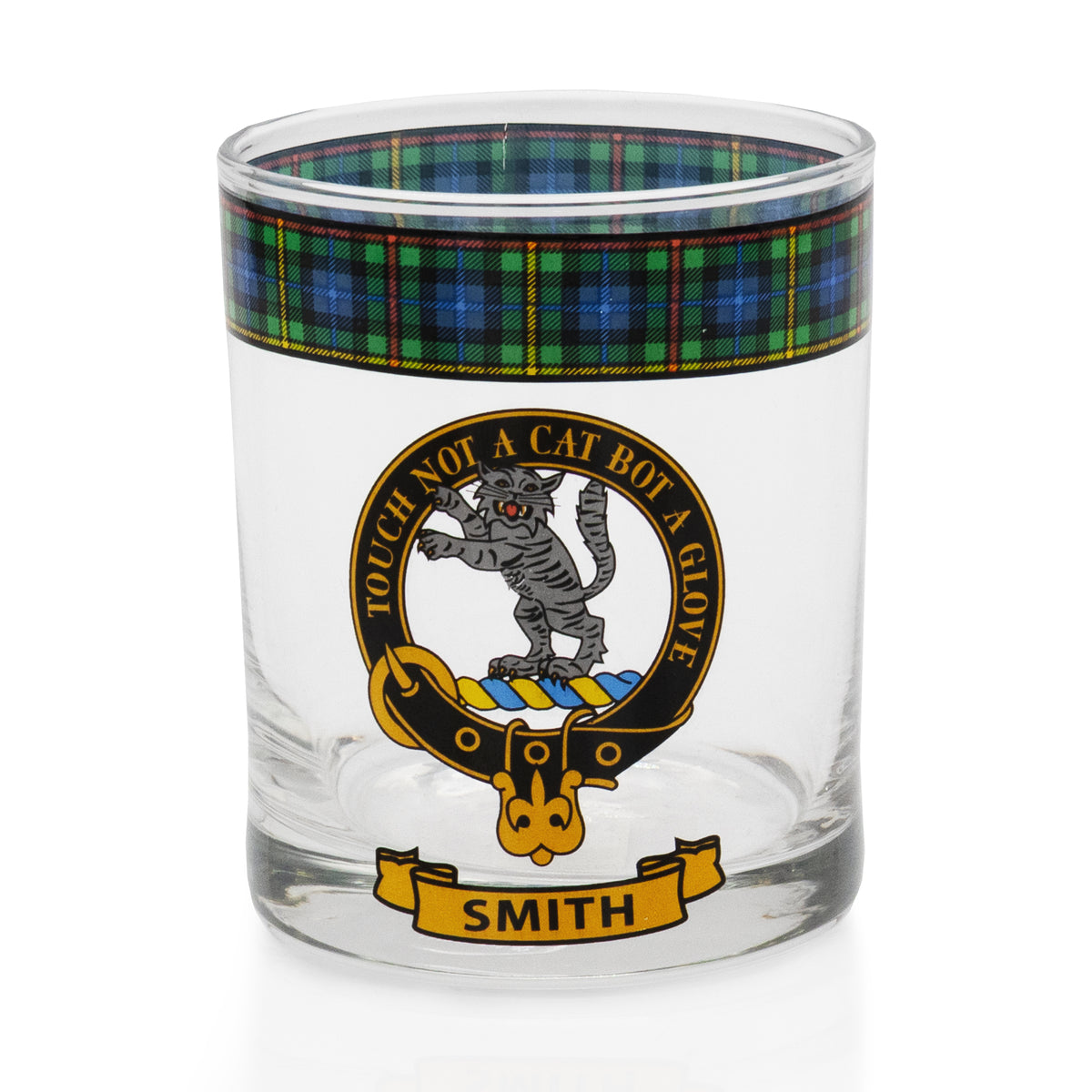 Smith Clan Crest Whisky Glass