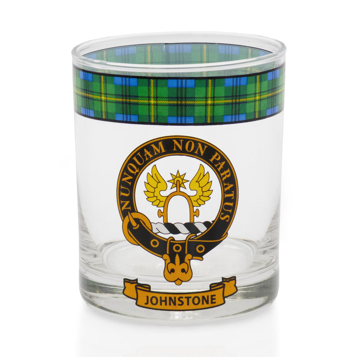 Johnstone Clan Crest Whisky Glass