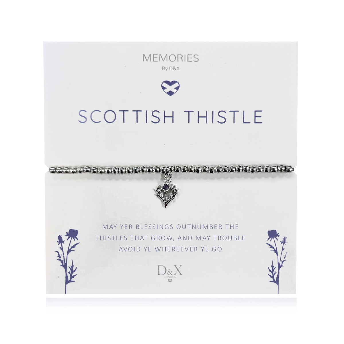 D&X London Scottish Thistle Bracelet