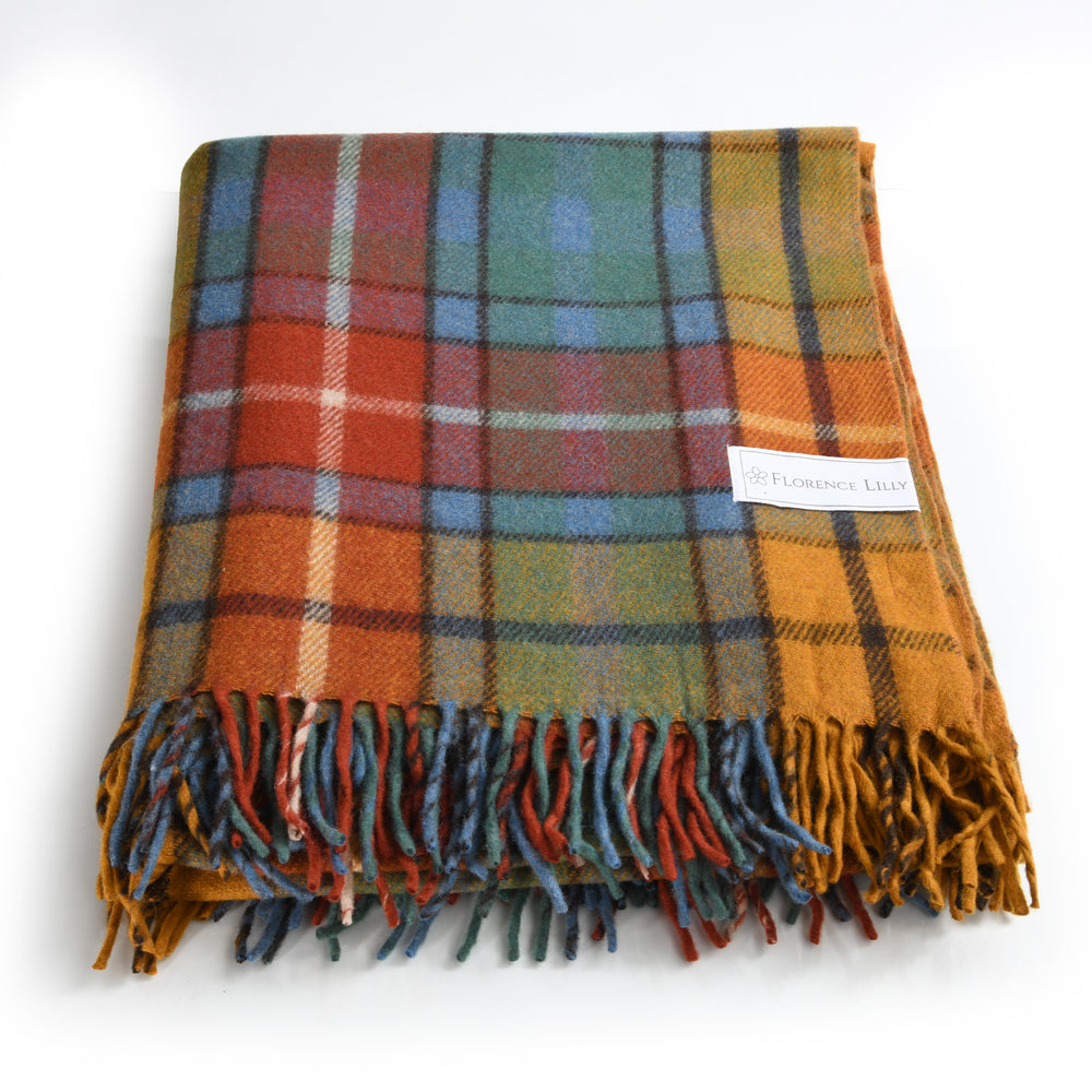 Black Watch Recycled Wool Blanket Gretna Green Shopping