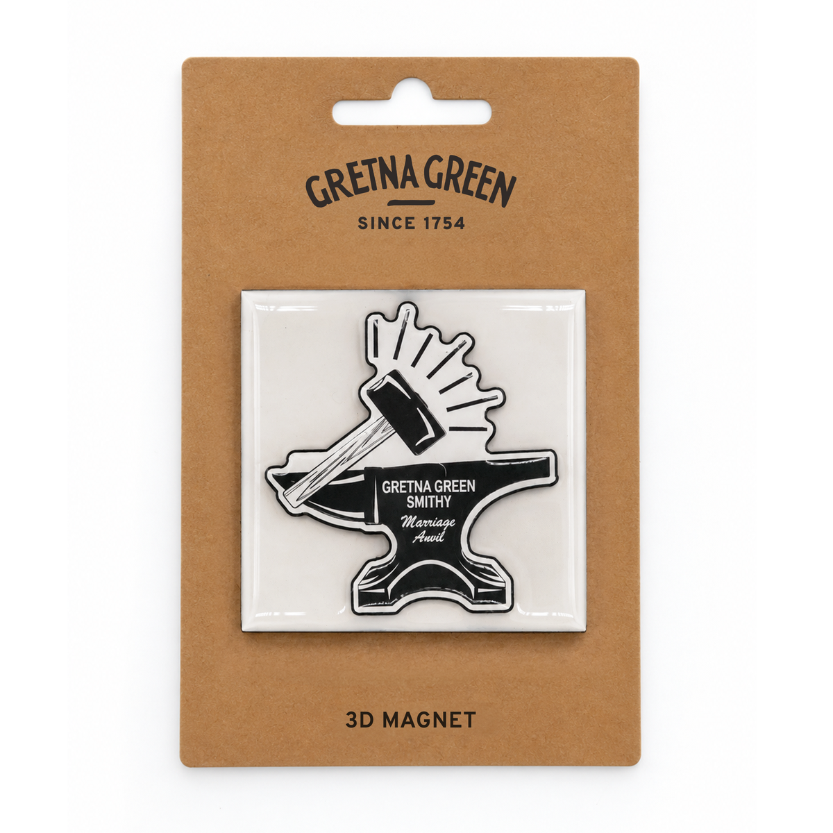 Gretna Green Anvil 3D Magnet