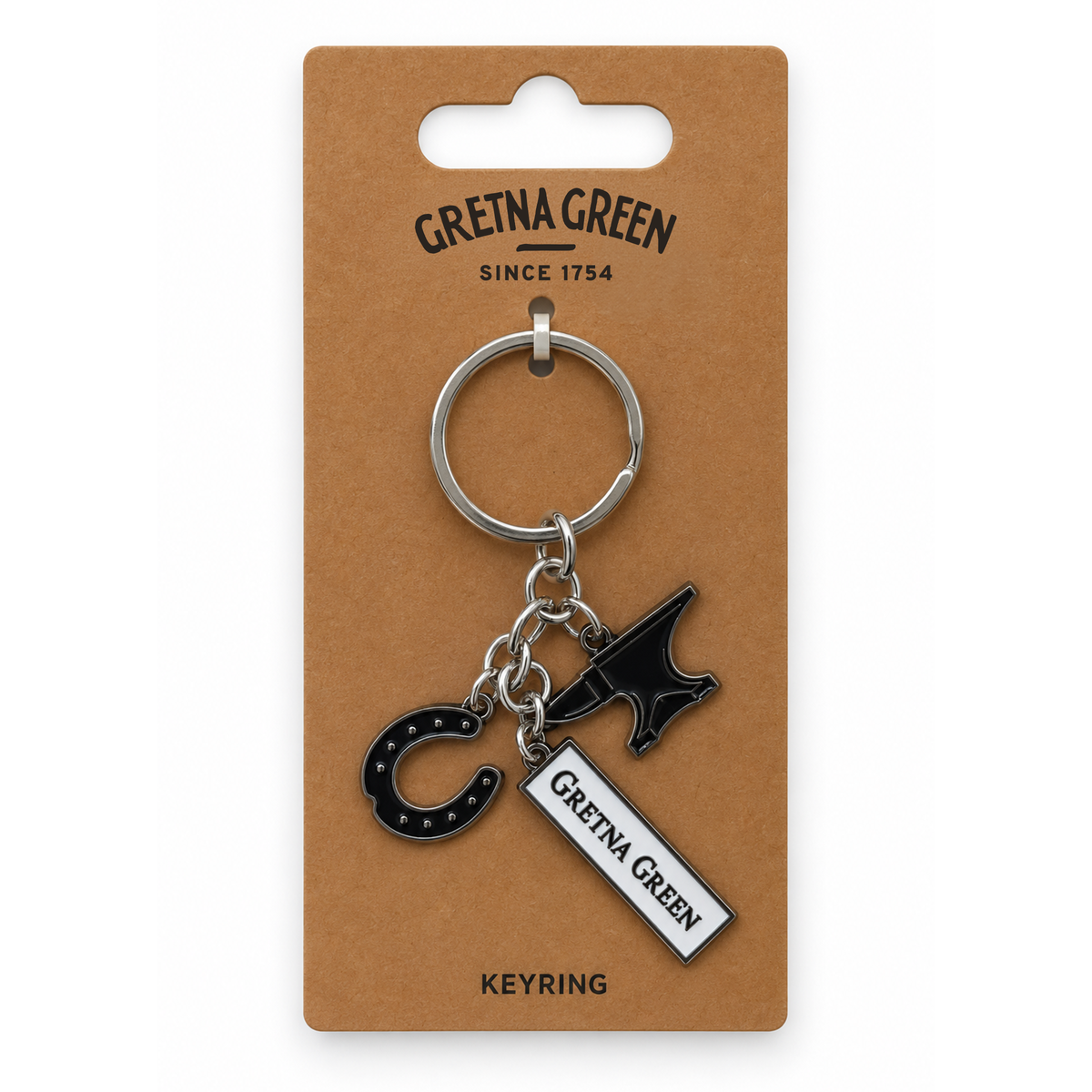 Gretna Green 3 Charm Keyring