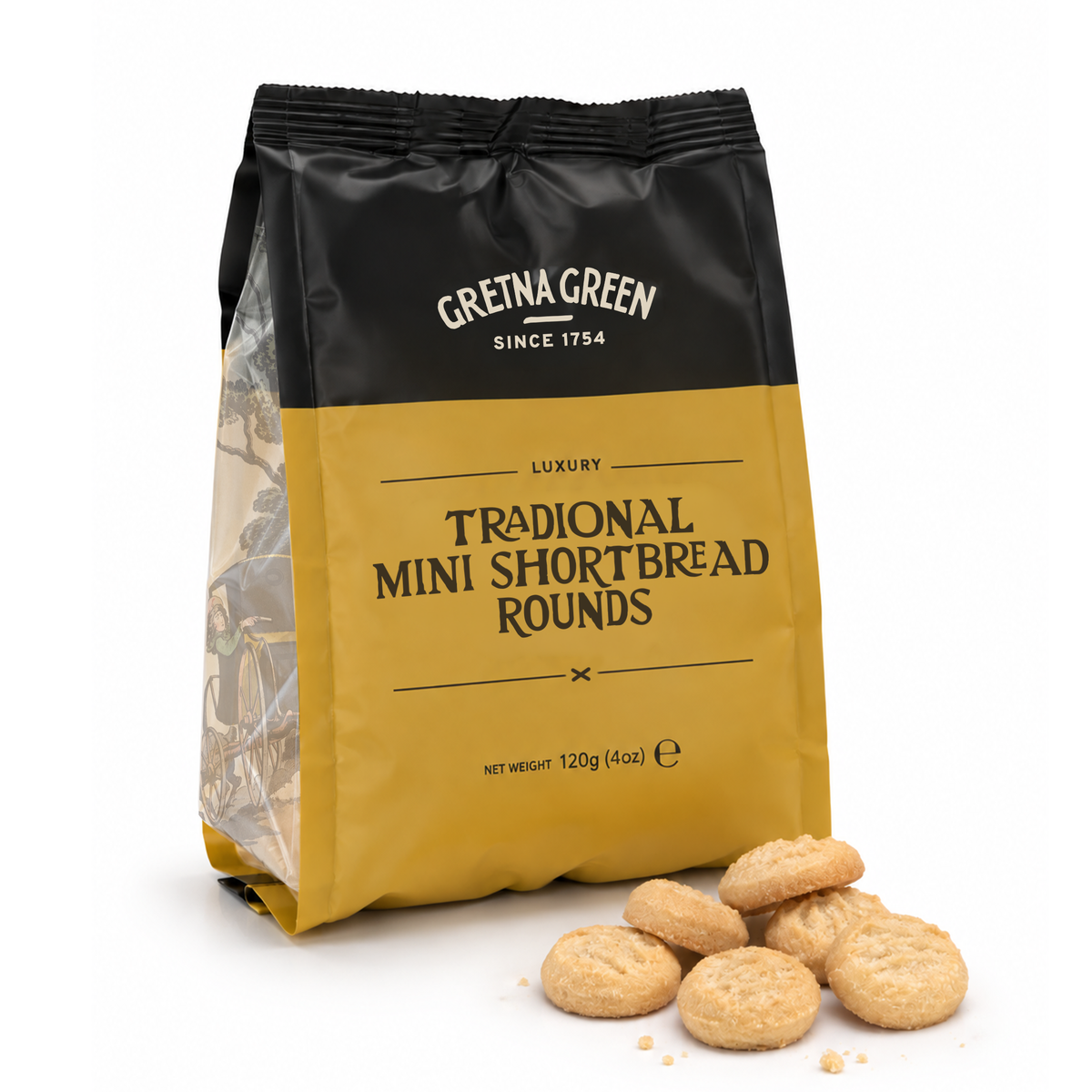 Traditional Mini Shortbread Rounds 120g