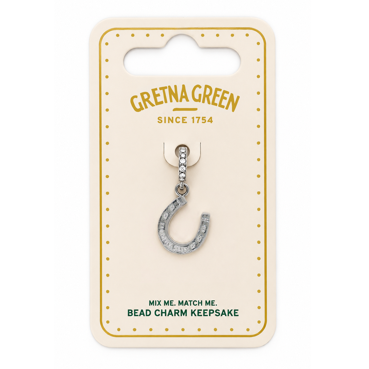 Horseshoe Beaded Charm