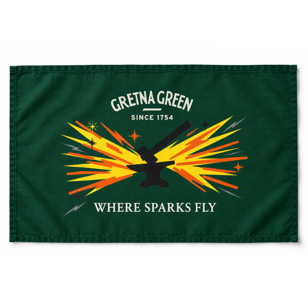 Sparks Fly Tea Towel