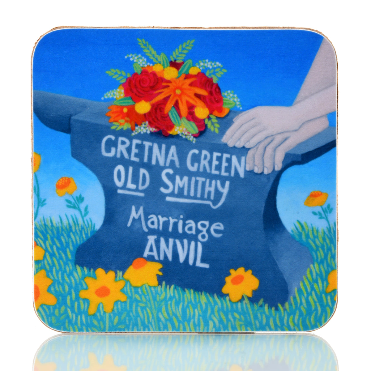 Gretna Green Ailsa Black Anvil Coaster