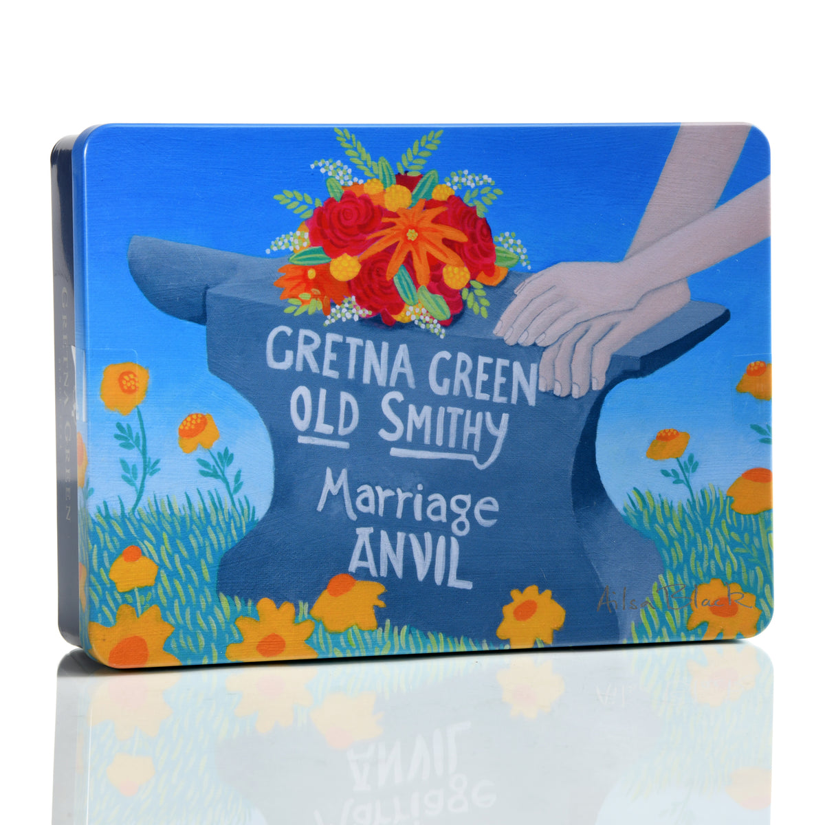 Gretna Green Ailsa Black Anvil Shortbread Tin 150g