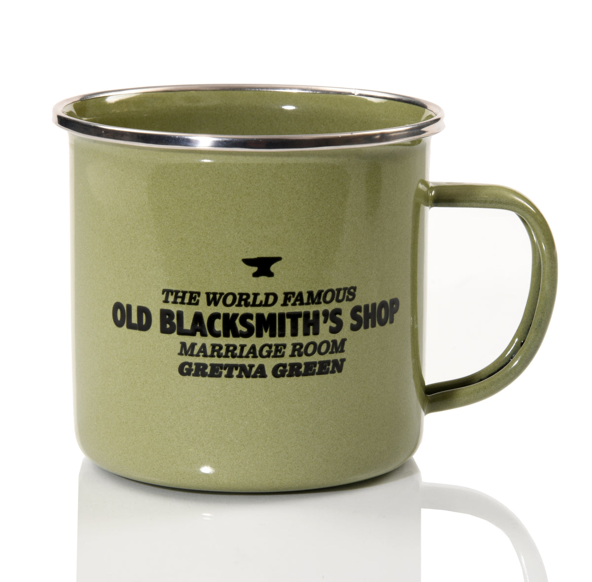 Gretna Green Blacksmiths Enamel Cup