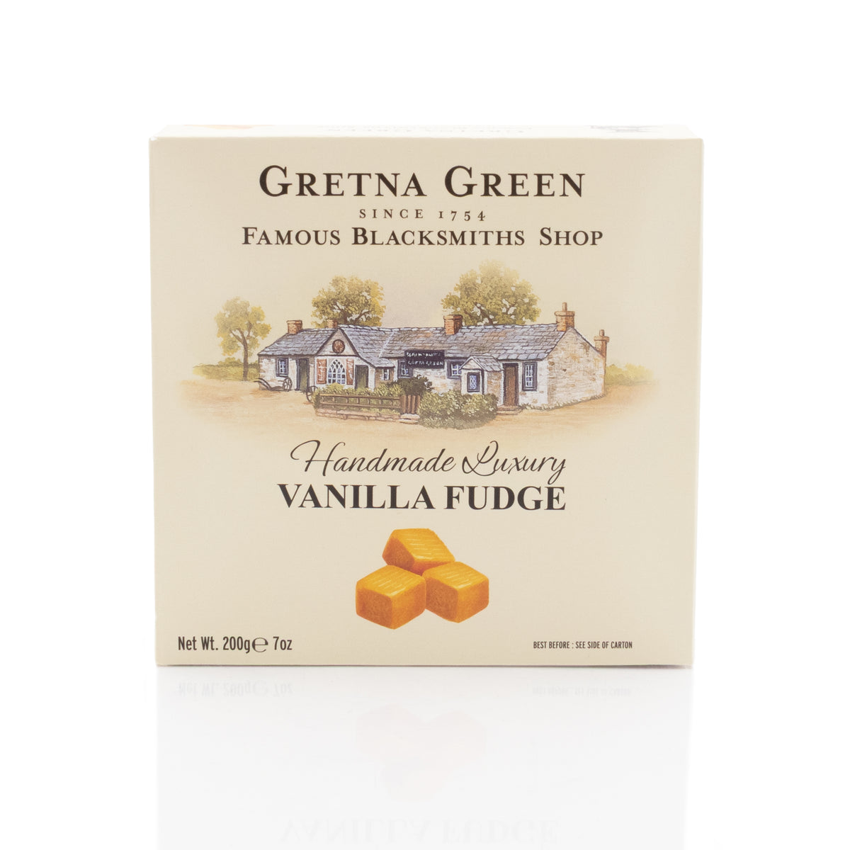 Gretna Green Vanilla Fudge Carton 200g