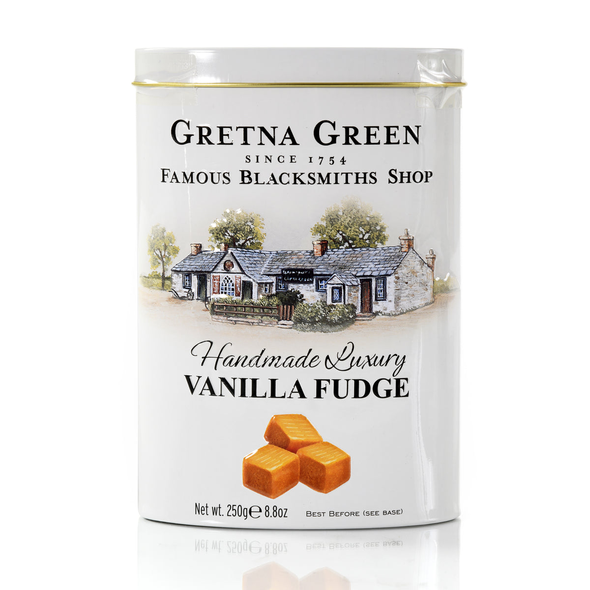 Gretna Green Vanilla Fudge Tin 250g