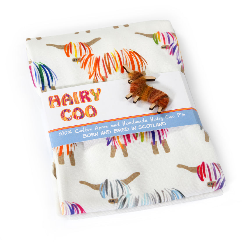 Hairy Coo Highland Cow Apron 