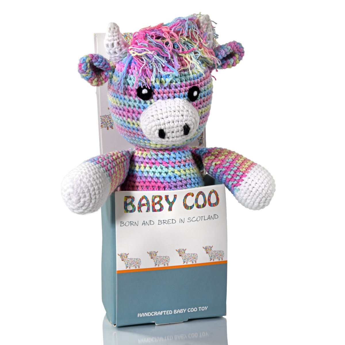 Baby Coo Crocheted Toy in Gift Box