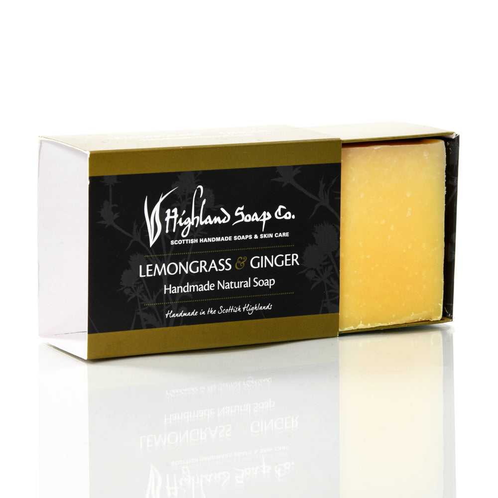 Handmade Soap 190g Lemongrass & Ginger Gretna Green Shopping