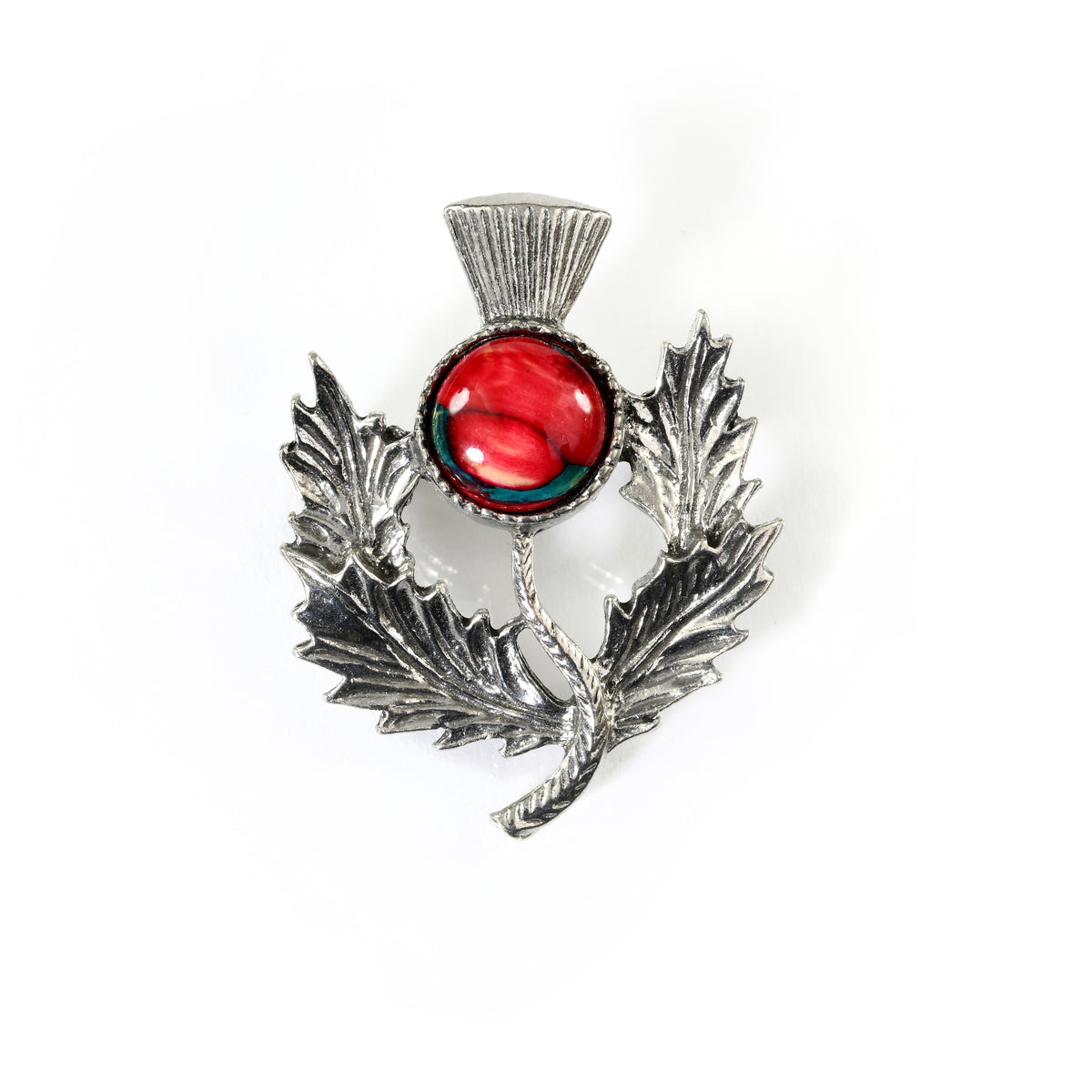 Heathergems Thistle Flower Brooch