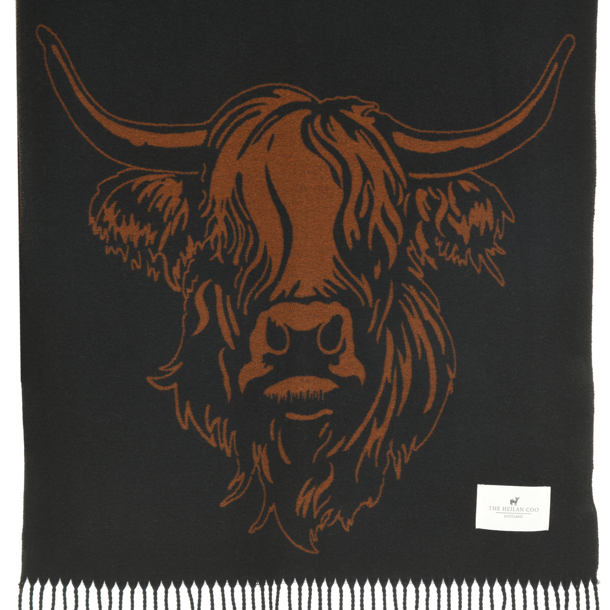 Heilan Coo Black Super Soft Scarf