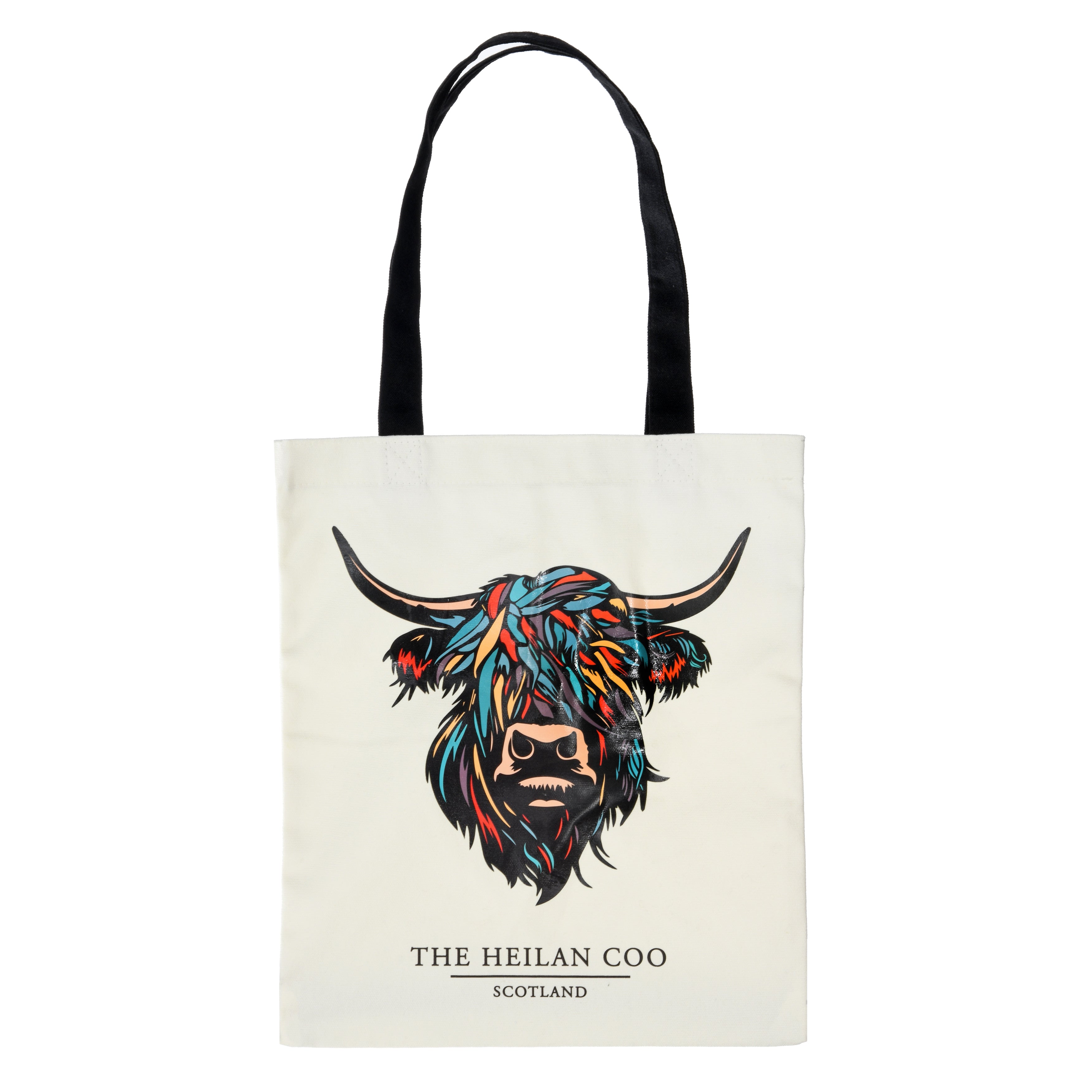 Heilan Coo Multicolour Canvas Shopper Bag | Gretna Green Shopping