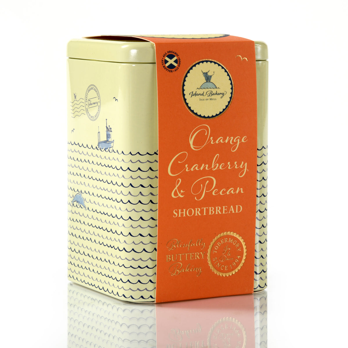 Island Bakery Orange, Cranberry & Pecan Shortbread Tin