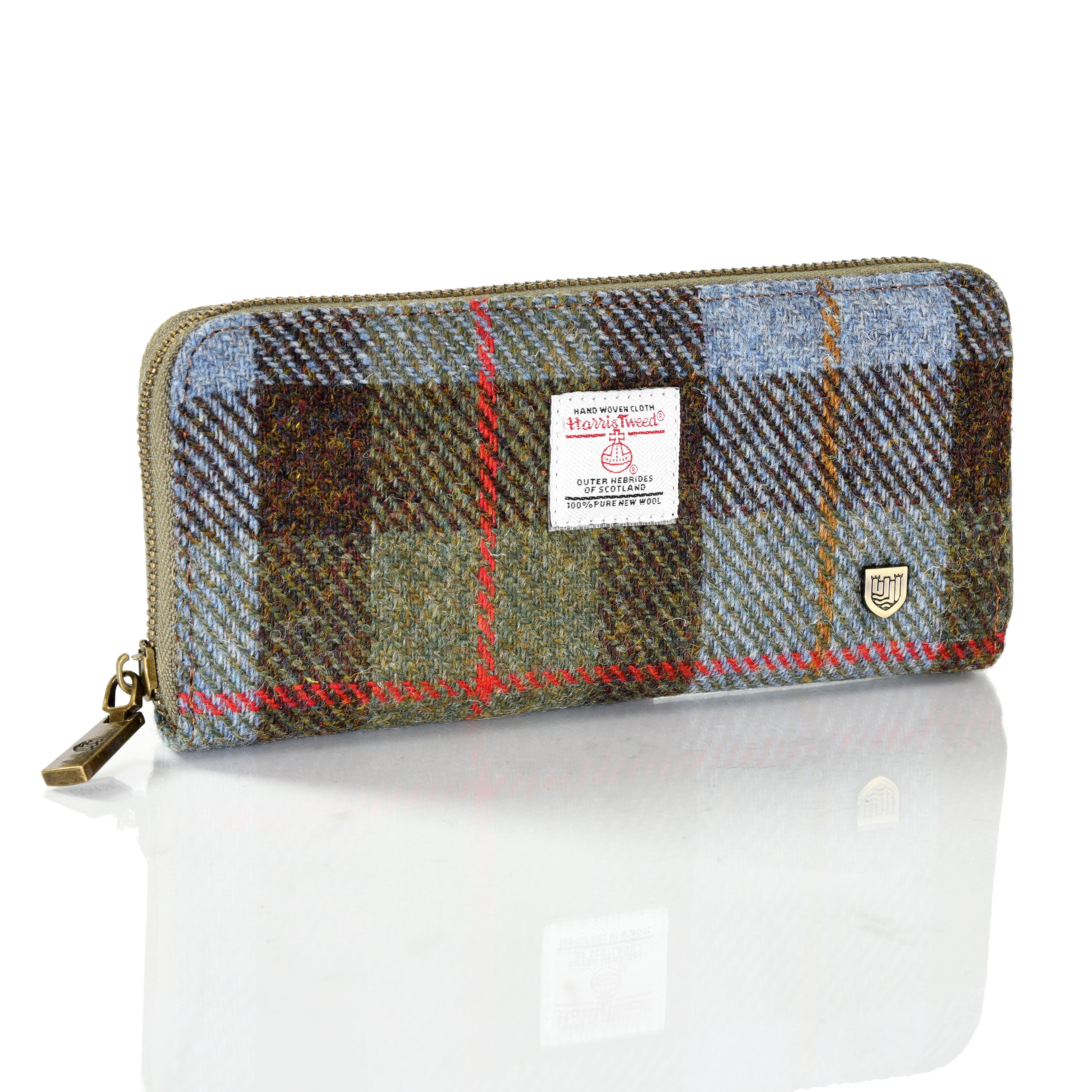 Harris Tweed The Long Zip Purse | Gretna Green Online Shopping