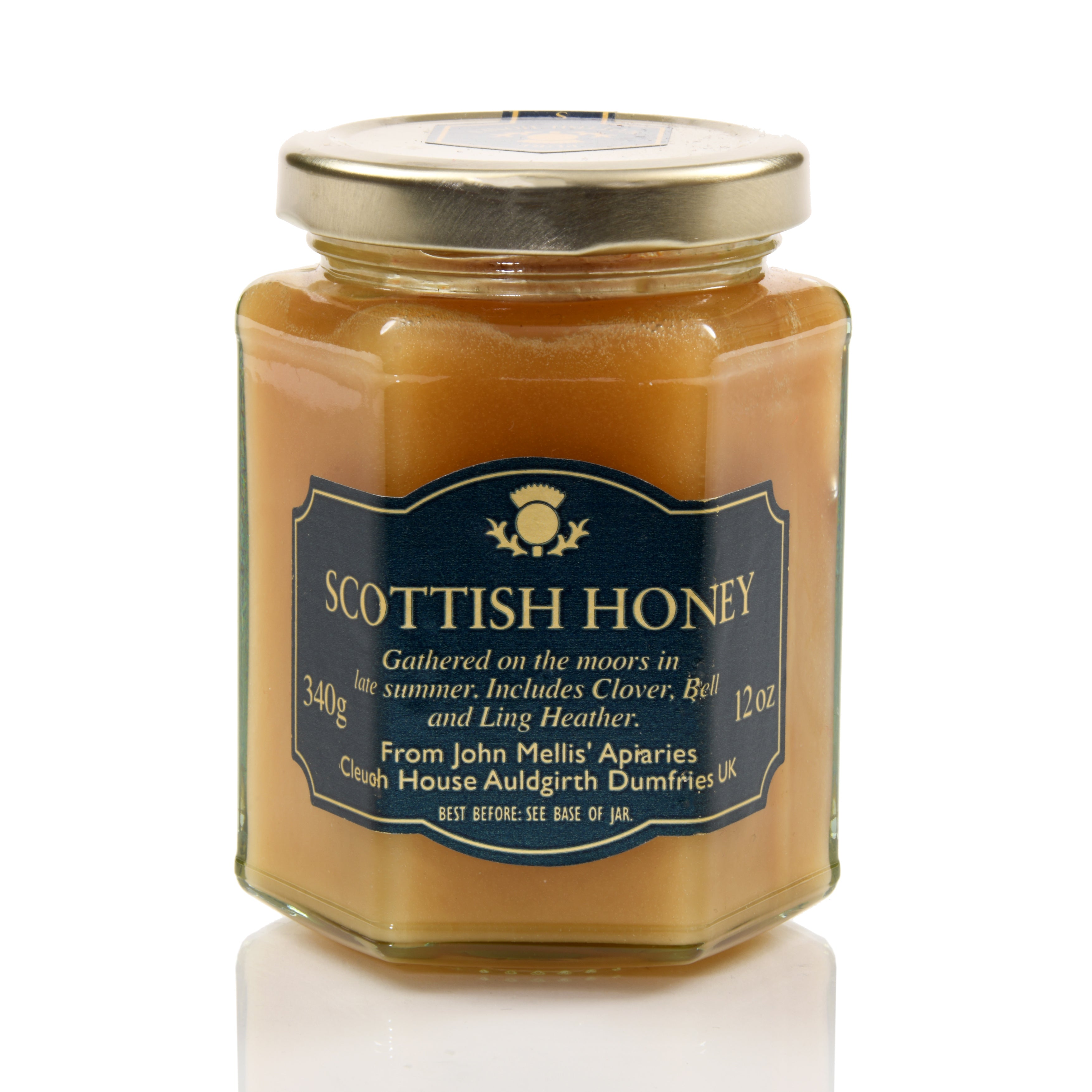 John Mellis Scottish Heather & Wildflower Honey 340g | Gretna