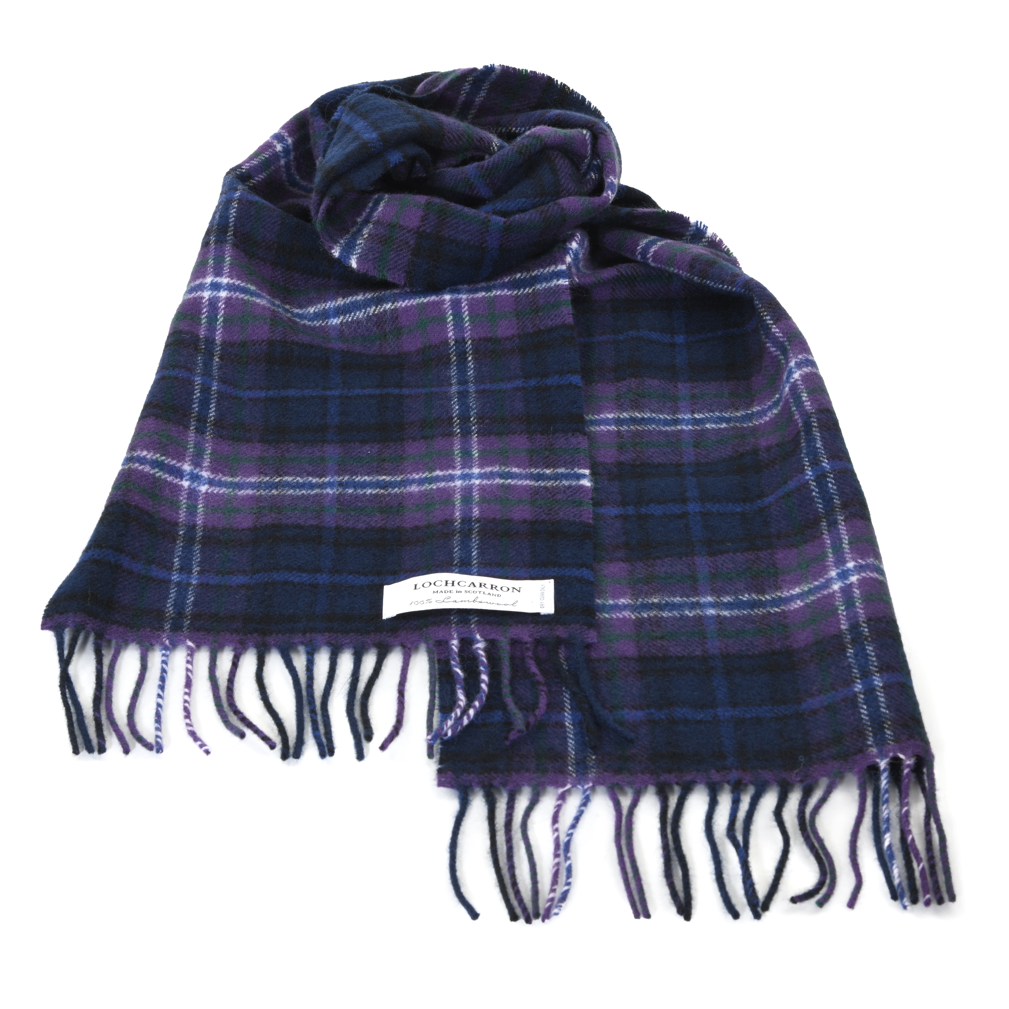 Aqua Plain Coloured buy Scarf Lambswool Unisex Lochcarron of Scotland