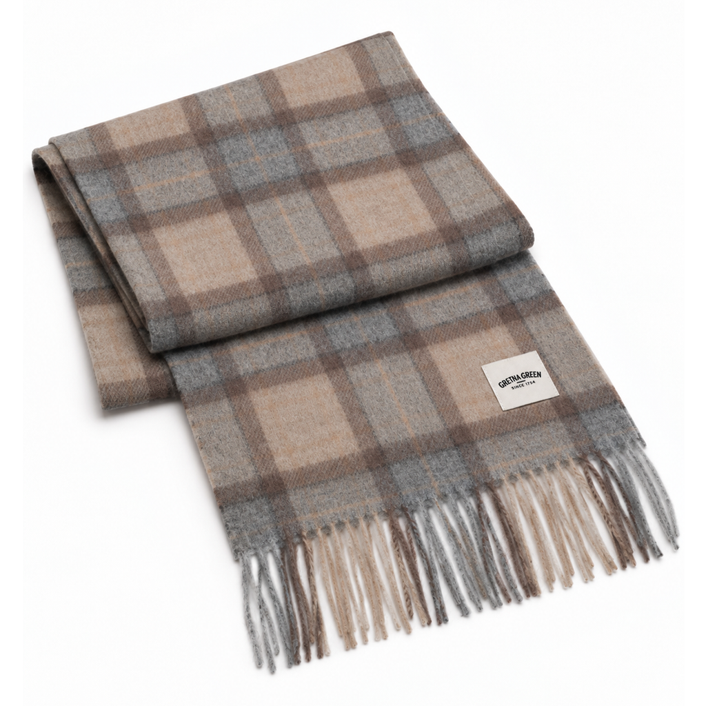 Mackellar Natural Cashmere Scarf