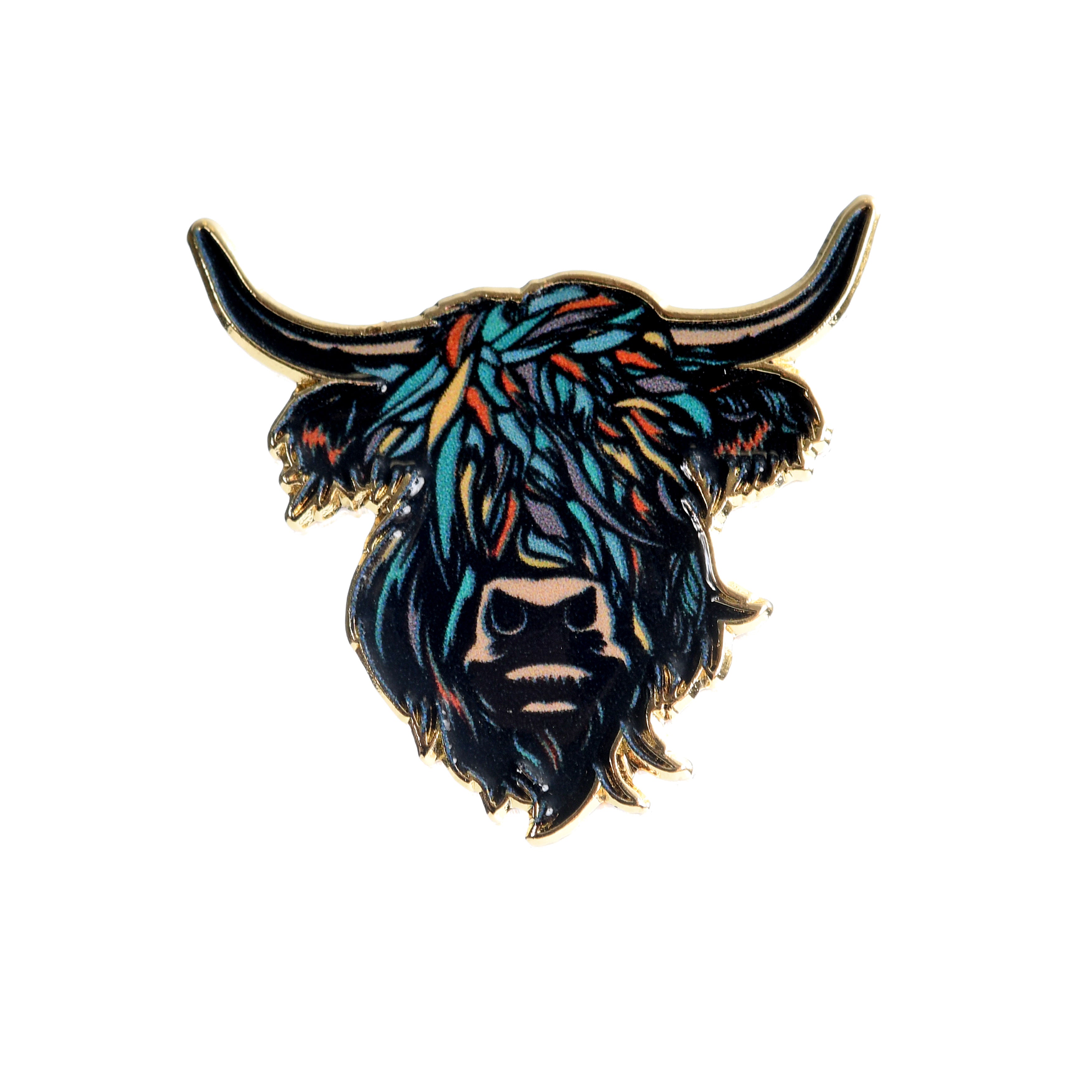 Multicolour Heilan Coo Enamel Magnet | Gretna Green Shopping