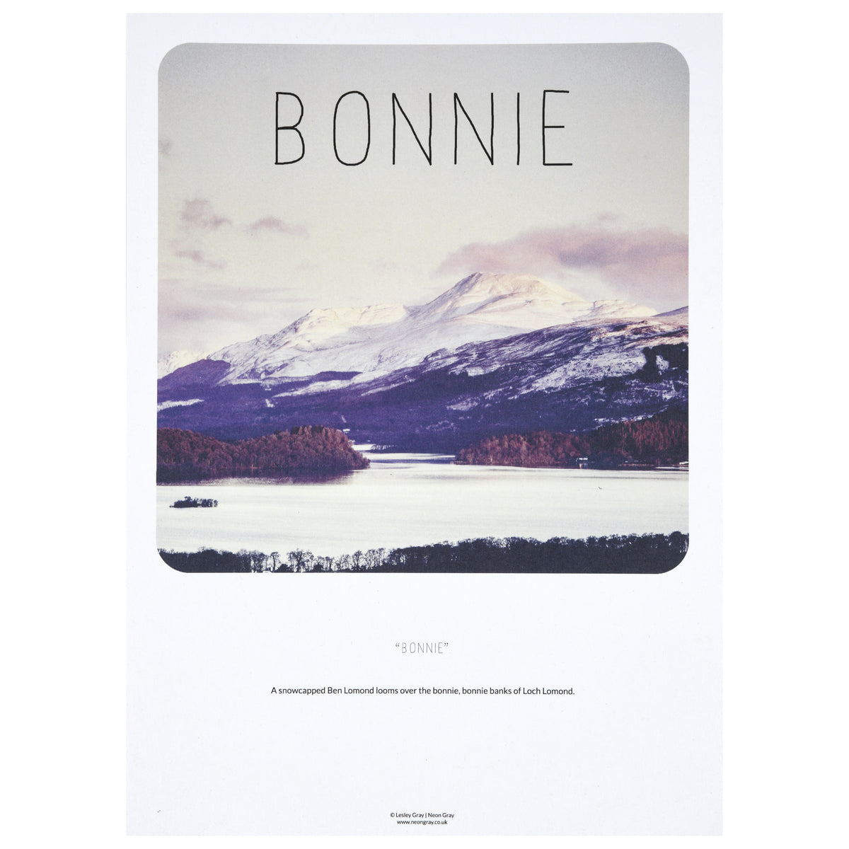 Bonnie A4 Print