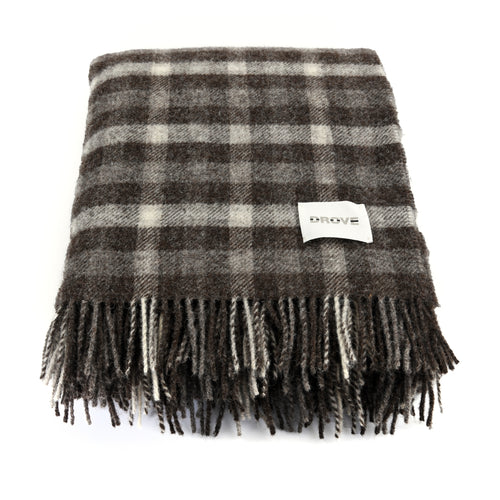 Neutral Herdwick Woven Blanket Gretna Green Shopping