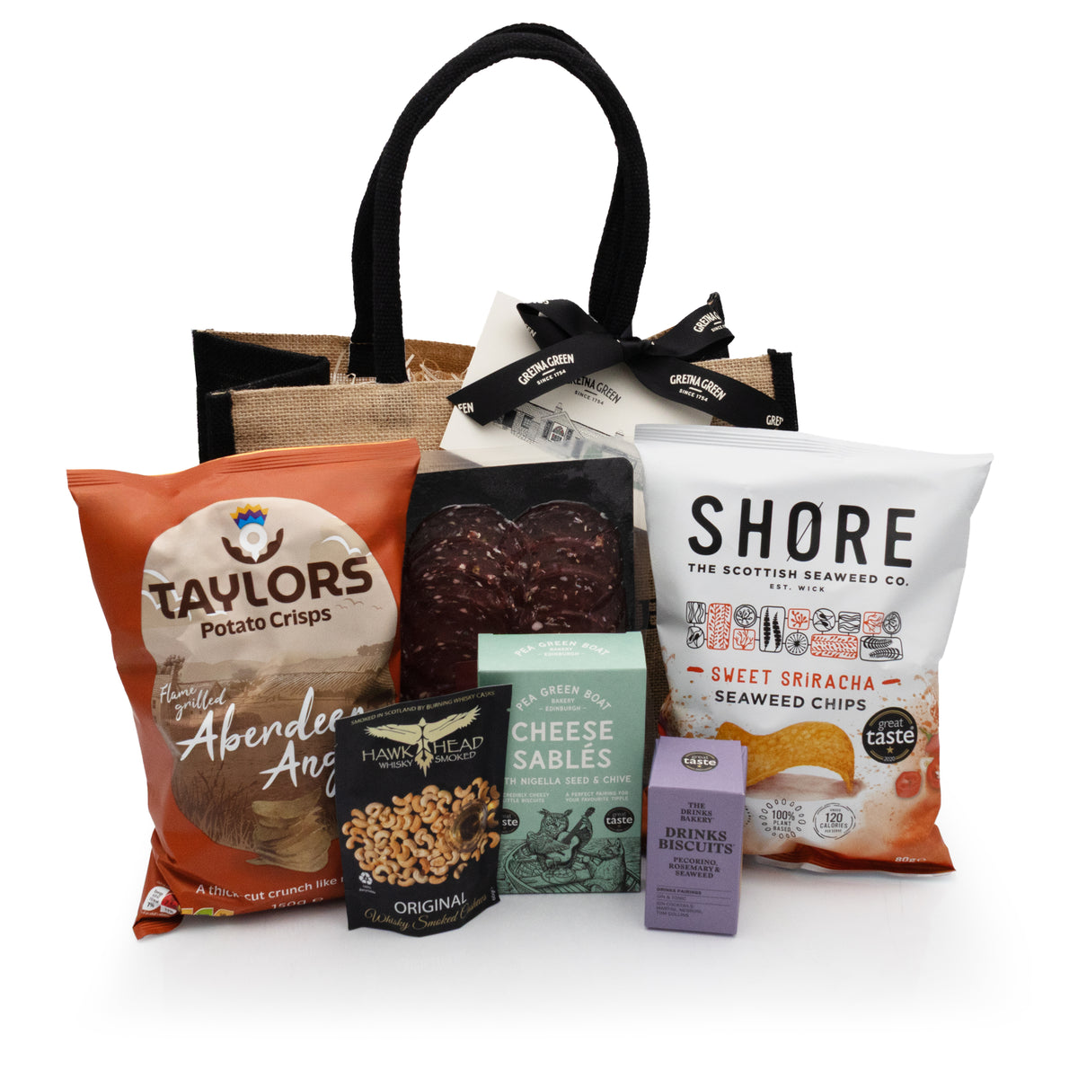 Scottish Savoury Snacks Jute Bag