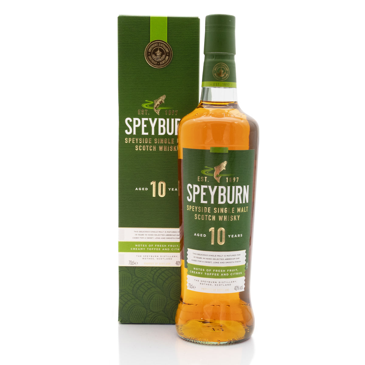 Speyburn 10 Year Old Single Malt Whisky 70cl