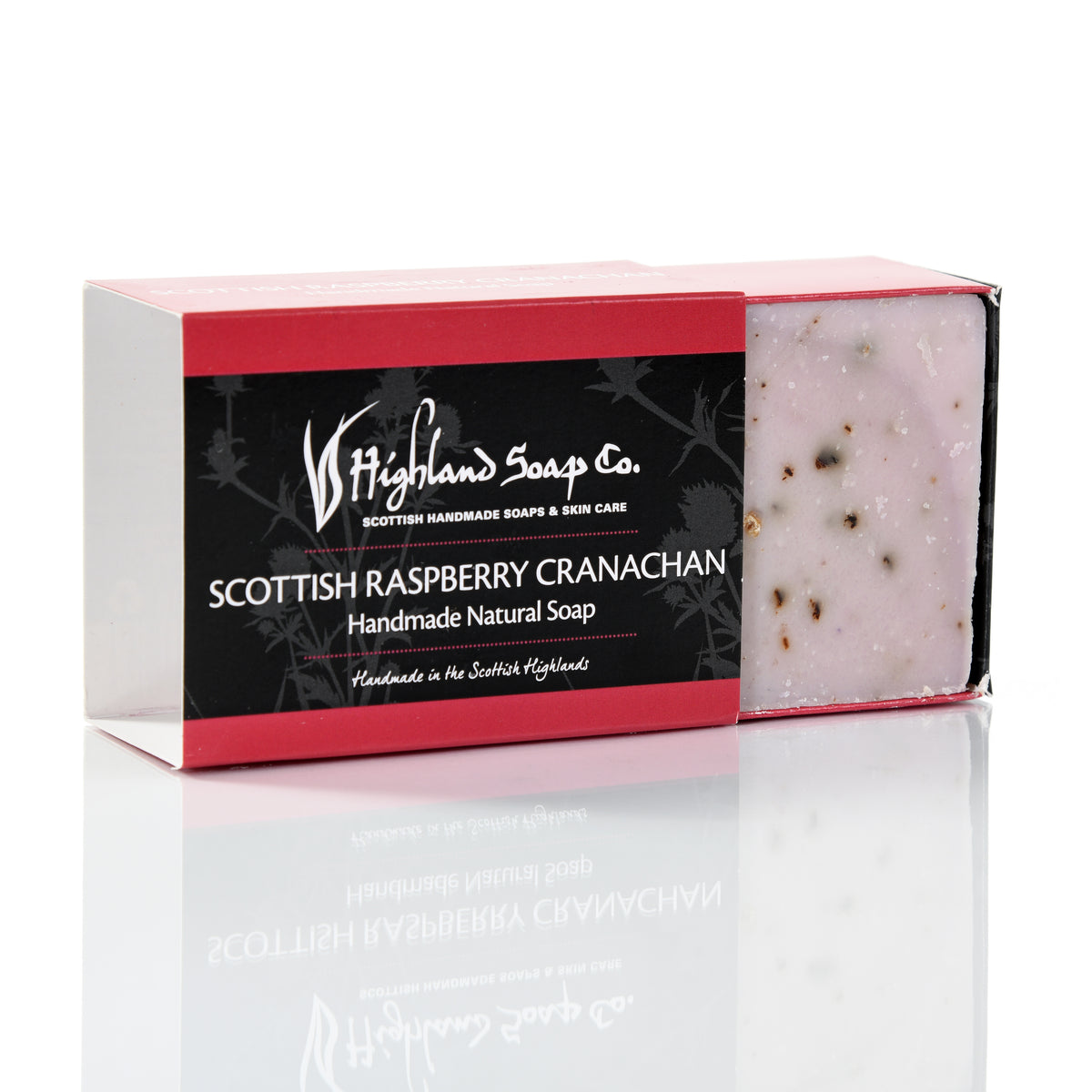 Handmade Soap 190g (Scottish Raspberry Cranachan)