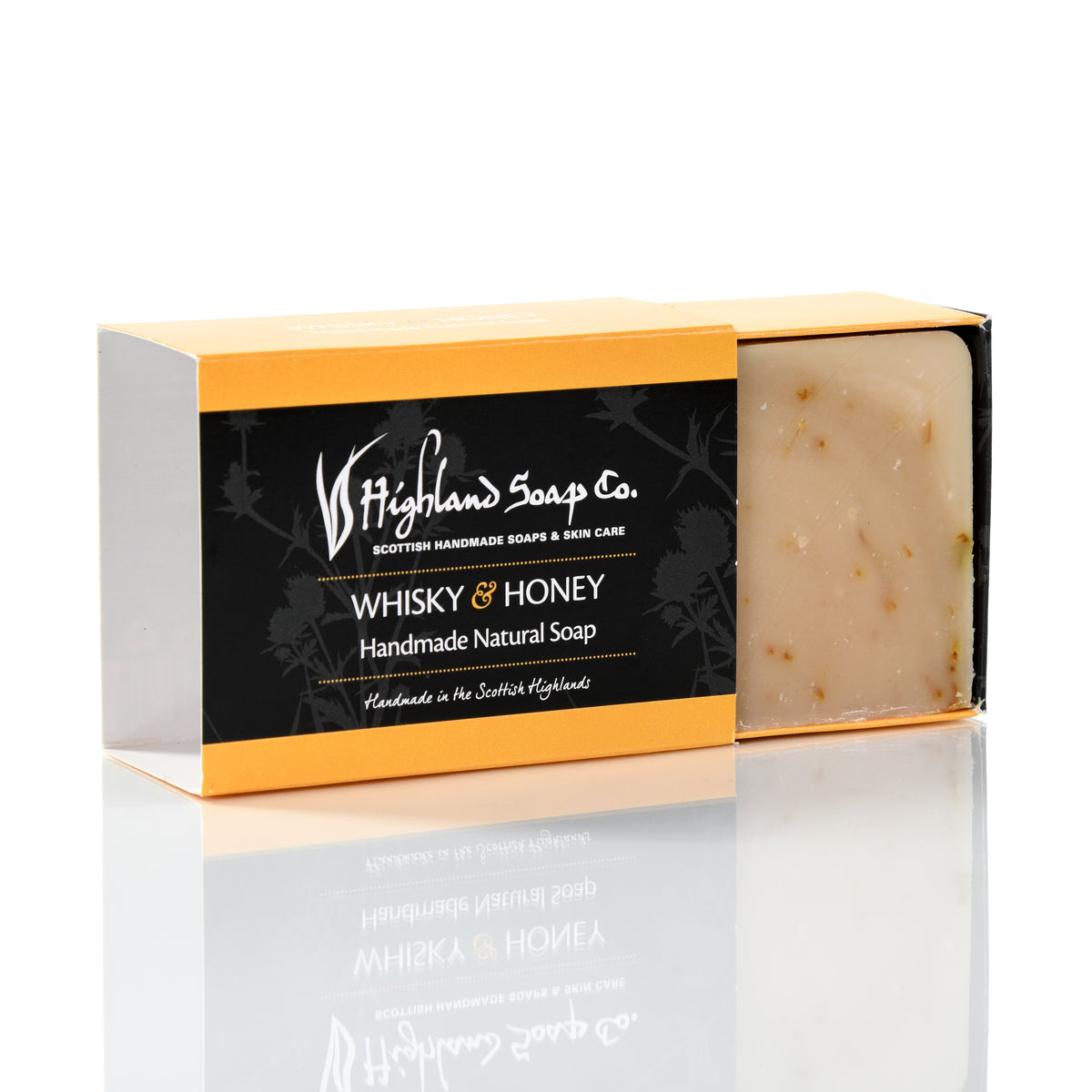 Handmade Whisky & Honey Soap 190g