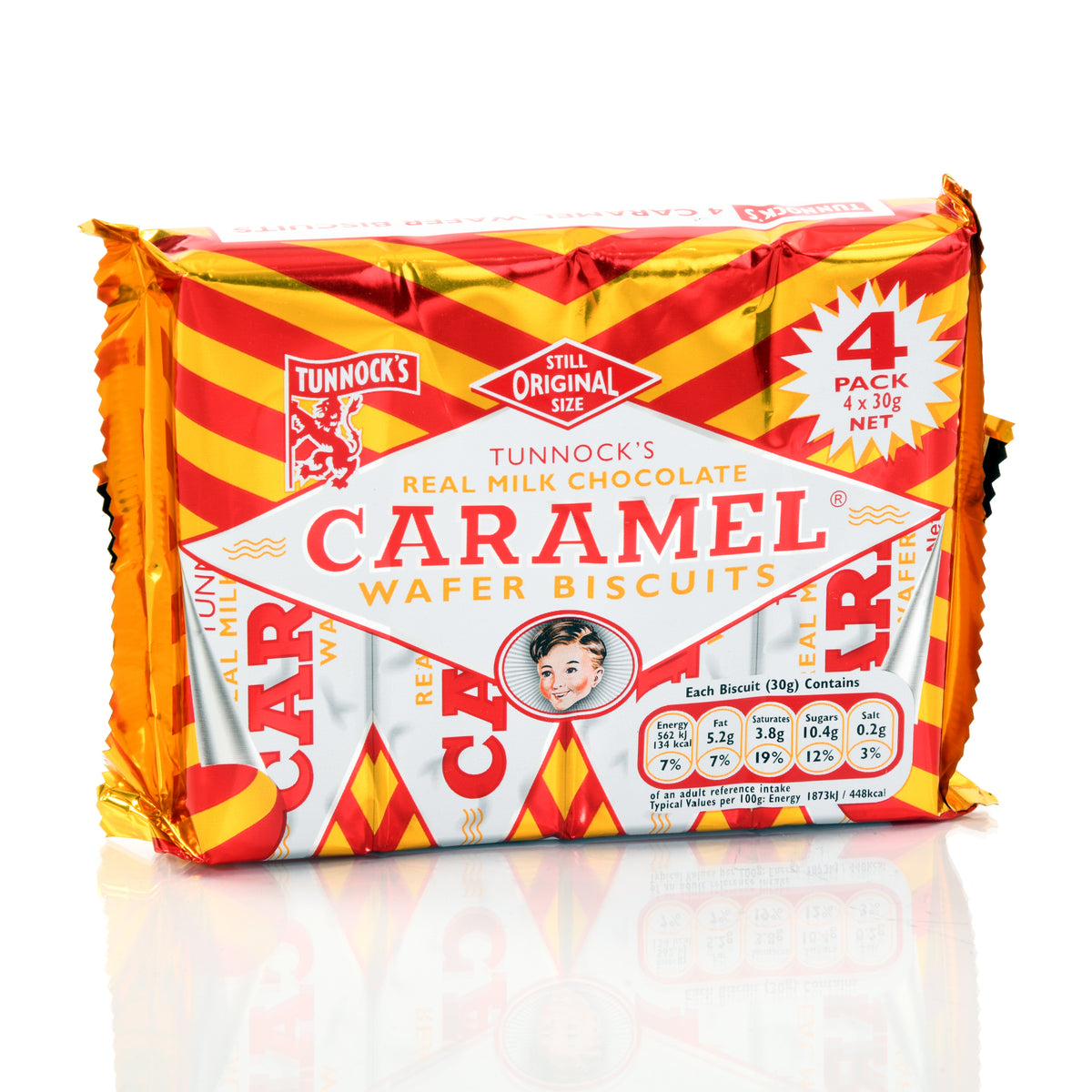 Tunnock's Caramel Wafers (4 Pack)