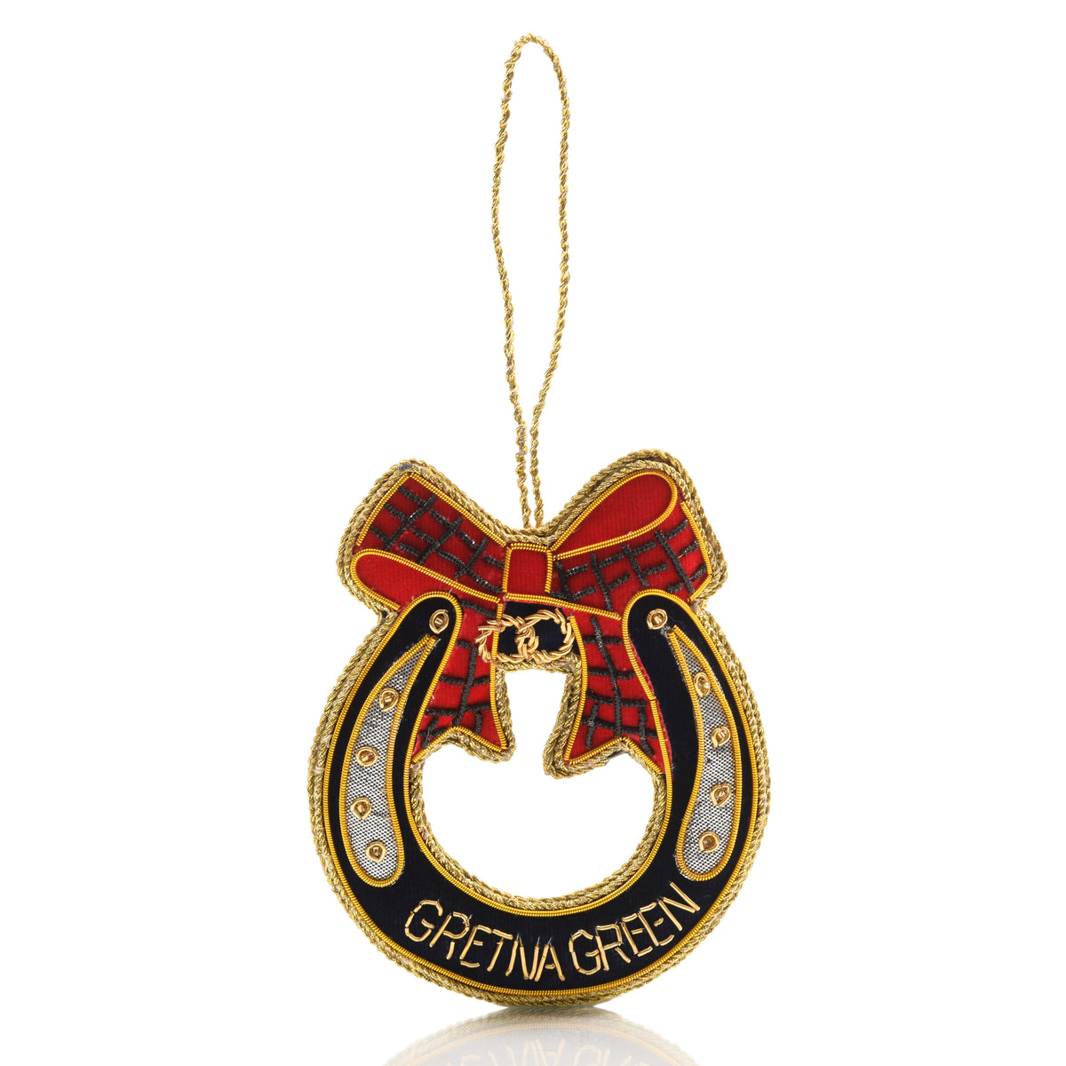 Velvet Horseshoe Decoration