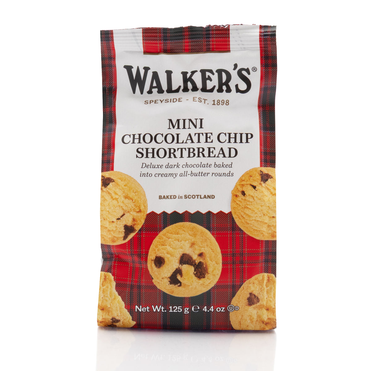 Mini Chocolate Chip Shortbread Bag 125g