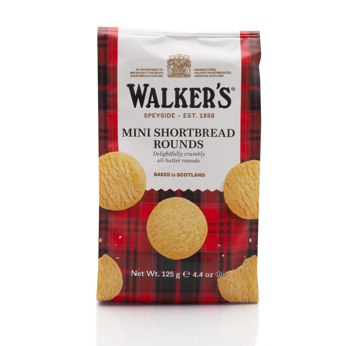 Mini Shortbread Round Bag 125g